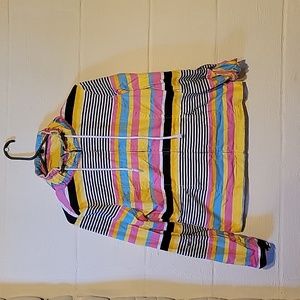 LIVE A LITTLE - Size S - Multi Colored Lightweight Jacket